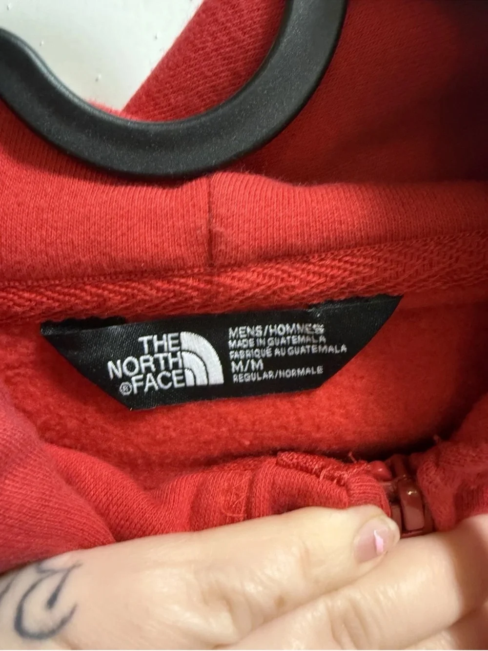 The North Face Men’s Bright Red Full-Zip Hooded Jacket